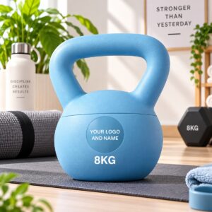 Soft Kettlebell for Home and Fitness Strength Training Workout 8kg Sand Kettlebell