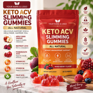Keto ACV Slimming Gummies – Mixed Berry Flavor | Daily Weight Management Support