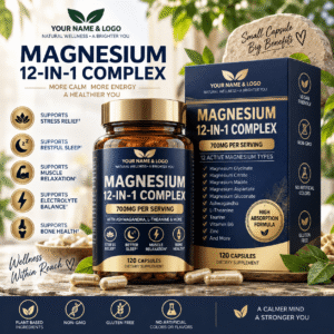Adult Magnesium 12-in-1 Complex with Ashwagandha and L-Theanine – Relaxation, Stress and Everyday Wellness Support