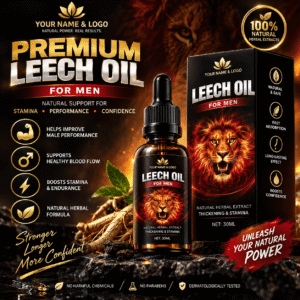 Natural Leech Extract Male Massage Oil – Premium Men’s Personal Care Formula