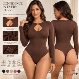 Hot-selling Seamless Long-sleeved Anti-Bacterial Firm Control Nylon Women's Body Shaping Tops