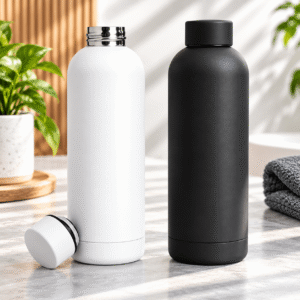 500ML Narrow Mouth Rubber-Coated 304 Stainless Steel Vacuum Insulated Water Bottles