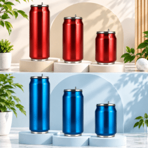 High Quality 17oz Double Wall Vacuum Stainless Steel Blank Sublimation Cola Can With Leak Resistant Lid
