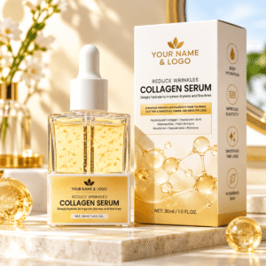 Professional Collagen Face Serum Hyaluronic Acid Panthenol and Deep Moisturizing Hydrating Soothing Calming Firming Anti-Aging