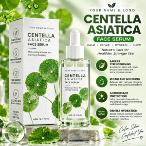Daily Korean Skincare Aloe Vera Hyaluronic Acid Centella Asiatica Face Serum Soothing Deep Hydrating Redness Reducing Repairing