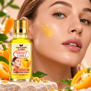 Korean Skin Care Face Serum Paraben-free Pigmentation Correctors&Whitening and Centella&Sweet Chili Vitamin C Natural Face Serum
