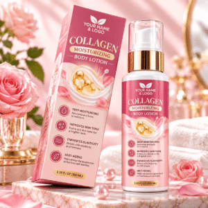 Niacinamide Body Lotion Organic Hyaluronic Acid Collagen Sulfate-free Moisturizing Hydrating Anti-Aging Whitening