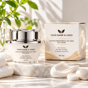 Triple Flower Anti-Wrinkle Face Cream Hyaluronic Acid Collagen Vitamin C Moisturizing Firming Facial Cream