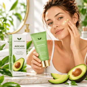 Avocado Extract Face Cream Organic Hyaluronic Acid Niacinamide Ceramide Cruelty-free Anti-Aging Moisturizing Soothing