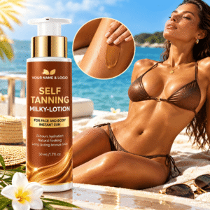 Natural Tanning Cream Paraben-free Suntan Skin Surface Darken and Brightening and Witch Hazel and Aloe Vera Sun Bed Tanning Cream