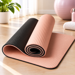 Premium NBR Yoga Mat –10mm Extra Thick,  Non-Slip Fitness Mat