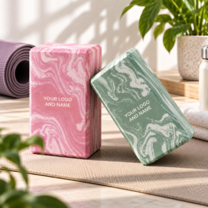 Custom Colour and Logo Non-Slip Surface Premium 300g Camouflage EVA Foam Block Fitness Stretching Toning Fitness Yoga Block
