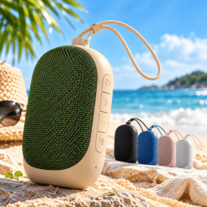 Portable Bluetooth 5.3 Speaker with Built-In Microphone