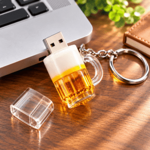 8GB 16GB 32GB 64GB 128GB USB 2.0 Beer Bottle Shaped Memory Sticks New Plastic USB Flash Drives