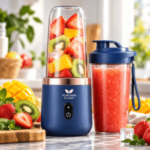Electric Personal Use Mini Blender Home USB 6 Blades Juicer Cup Machine Rechargeable Fruit Juice Portable Blenders