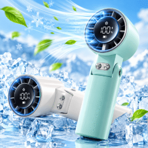 Rechargeable Turbo Handheld Cooling Fan with 3600mAh Battery Outdoor Portable Fan Hotel and Household Use
