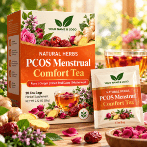 Natural Monthly Balance Women’s Herbal Tea — PCOS menstrual Comfort Tea