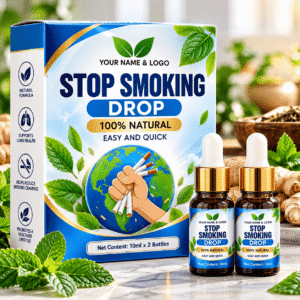 Anti-smoke Herbal Liquid Breath Freshener for Smokers Soothe Smoker's Throat Refresh Breath Instantly