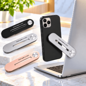 Magnetic Laptop Side-Mount Phone Holder