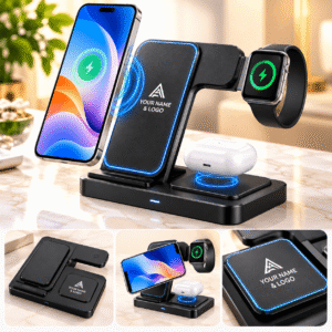 3-in-1 Foldable Fast Wireless Charging Station