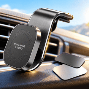L-Shaped Magnetic Car Phone Holder