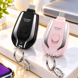 1500mAh Keychain Mini Emergency Power Bank