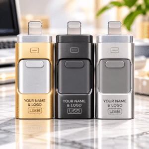Usb Flash Drive 3 in 1 for iphone Android Devices USB3.0 32GB 64GB Pen Drive