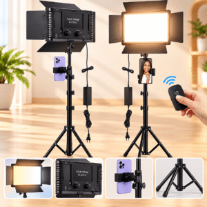 600 LED Video Light Photography Light Dimmable 3200-5600K for Studio Live Stream Makeup Photo Live Photography Accessories
