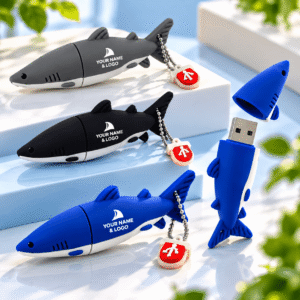 Whale Shaped USB Flash Drive 4G 8G 16G 32G Memory Stick Pen Drive Simple Plastic U Disk Pendrive