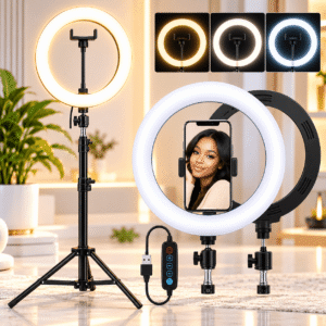 Beauty Makeup Photography Fill Ring Light With Tripod Stand Live Broadcast Fill Light Night Lamp LED Selfie Ring Light