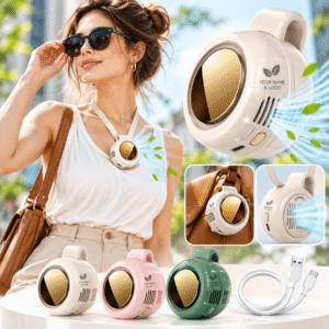 Mini Fan 360 Rotatable Portable Clip Cooling Fan Outdoor Sport Usb Charging Wearable Waist Fan